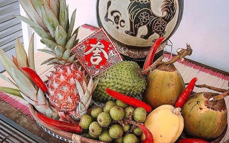 Mẫu 5: Mâm ngũ quả đáng yêu dành cho các em bé