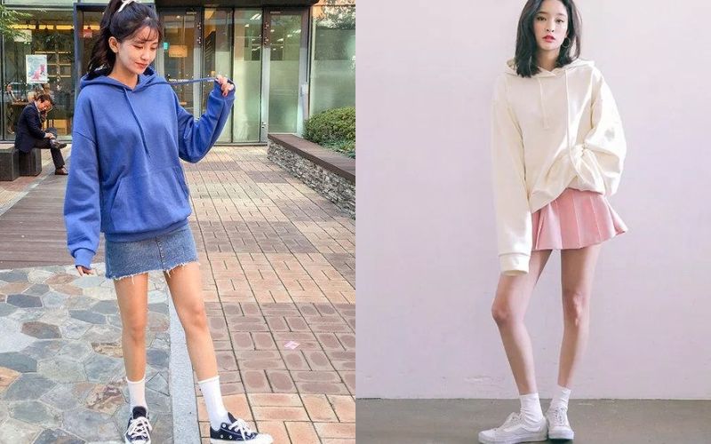 Áo hoodie oversize là lựa chọn không thể thiếu vào mùa đông