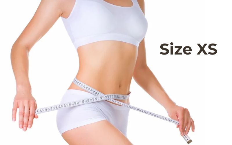 Size XS nữ thường phù hợp với cân nặng từ 38-42kg