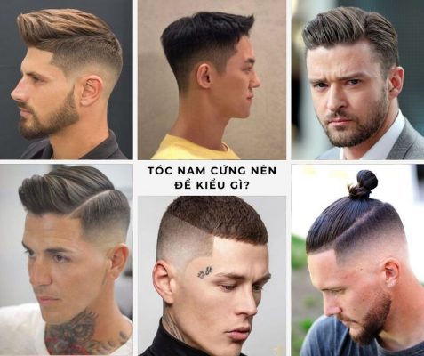 Tóc nam cứng nên để kiểu gì